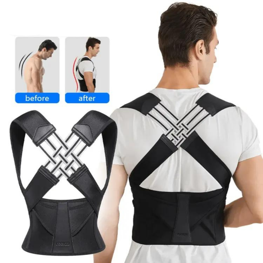 Adjustable Posture Corrector Back Support Belt Shoulder Back Brace Lumbar  Spine Support Belt Posture Correction For Adult - Price history & Review, AliExpress Seller - DeMoce Official Store